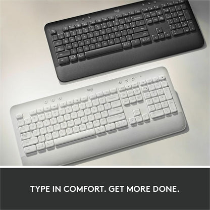 Logitech Signature K650 Wireless Comfort Keyboard with Wrist Rest - Graphite