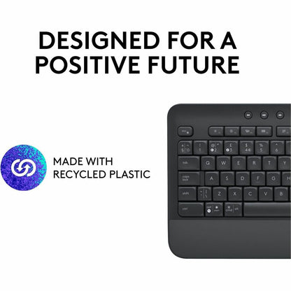Logitech Signature K650 Wireless Comfort Keyboard with Wrist Rest - Graphite