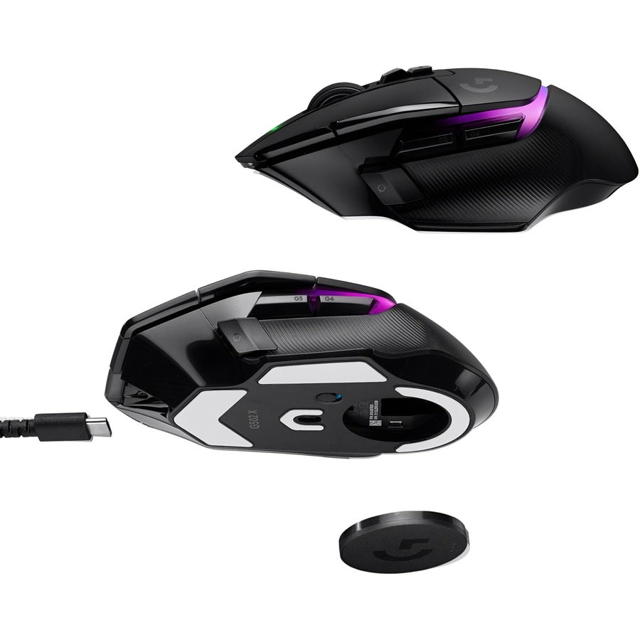 Logitech G Plus G502 X Wireless Gaming Mouse with LIGHTFORCE Switches and HERO 25K Sensor