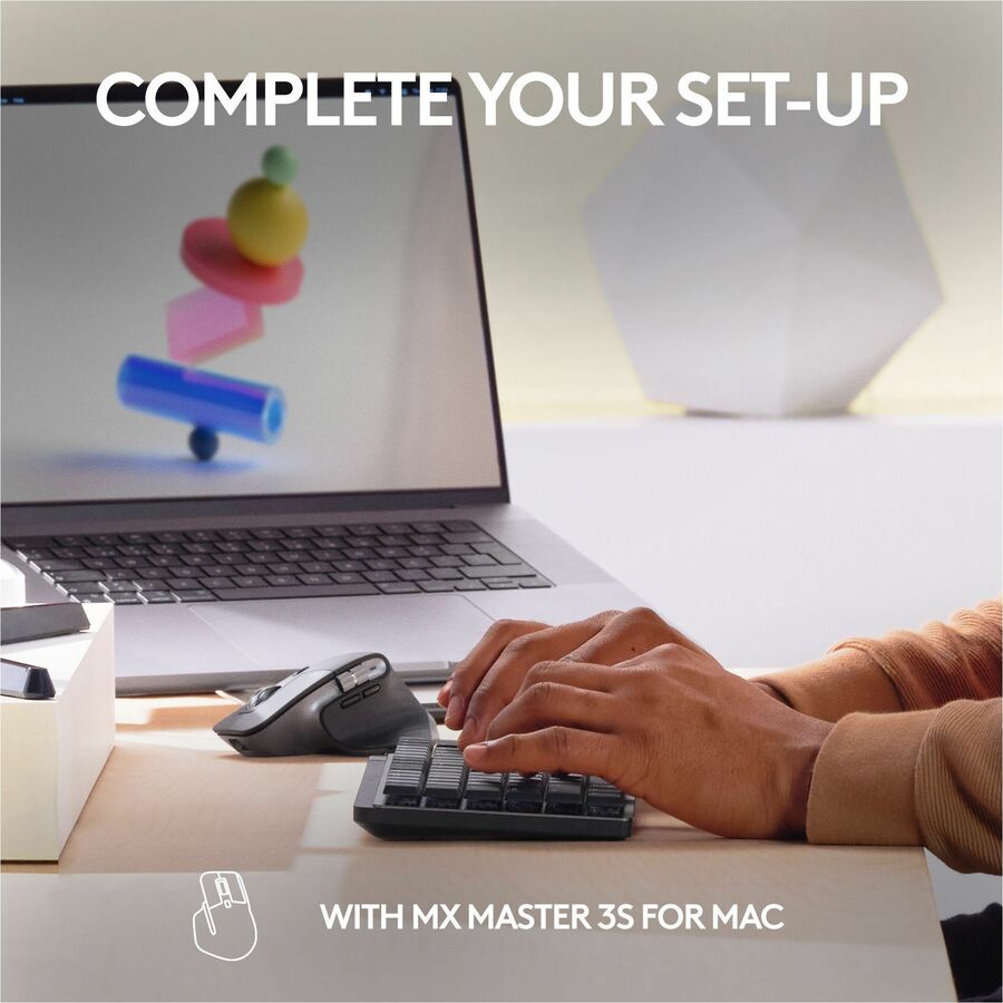 Logitech MX Mechanical Mini for Mac Wireless Keyboard with Backlit Keys – Space Gray