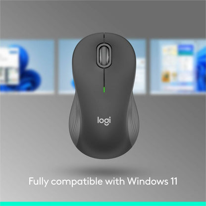 Logitech Signature M550 L Wireless Mouse for Large Hands - Bluetooth, Silent Clicks, 2-Year Battery Life, Blue