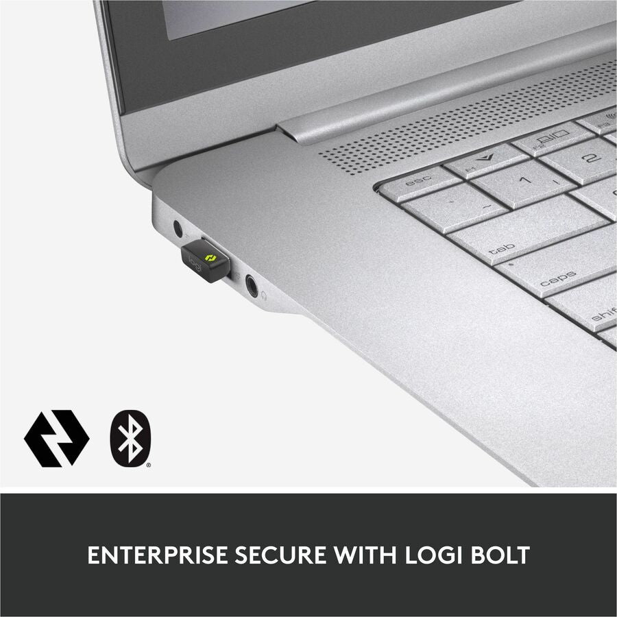 Logitech MX Keys Combo for Business Keyboard & Mouse – Wireless, Backlit, Secure, Ergonomic Design
