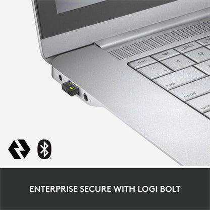 Logitech MX Keys Combo for Business Keyboard & Mouse – Wireless, Backlit, Secure, Ergonomic Design