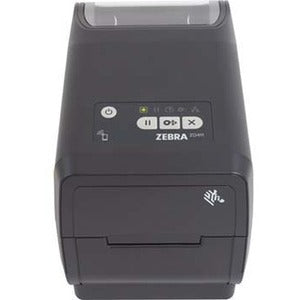 Zebra ZD411T Desktop Thermal Transfer Printer - Monochrome, 2-inch Print Width, Fast Ethernet, USB, Bluetooth, NFC