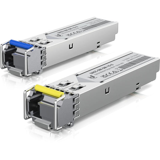 Ubiquiti Inc. SFP (mini-GBIC) Module UACC-OM-SM-1G-S-20 – 1.25 Gbps Single-Mode Optical Transceiver for 3 km Distances