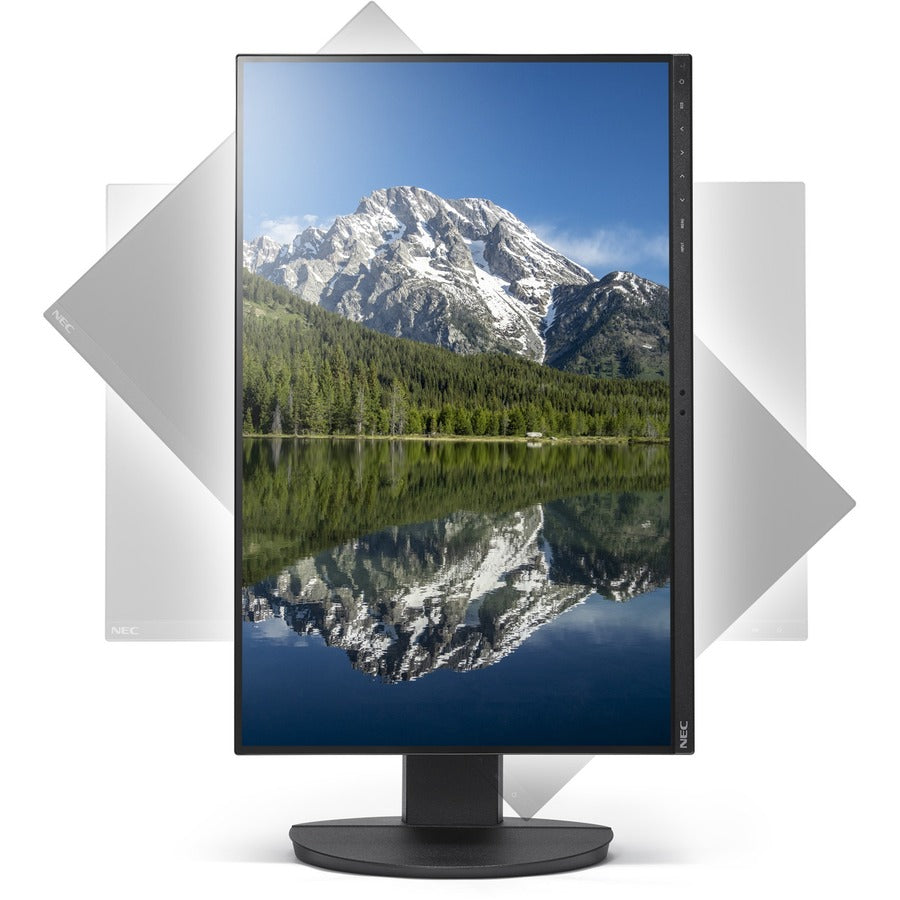Sharp EA242WU-BK 24-inch WUXGA IPS Monitor with HDMI, DisplayPort, USB-C, and Ergonomic Adjustments