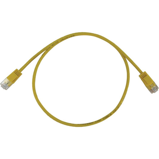 Eaton Tripp Lite Series Cat6a 10G Ethernet Patch Cable with PoE, 6 ft, Yellow