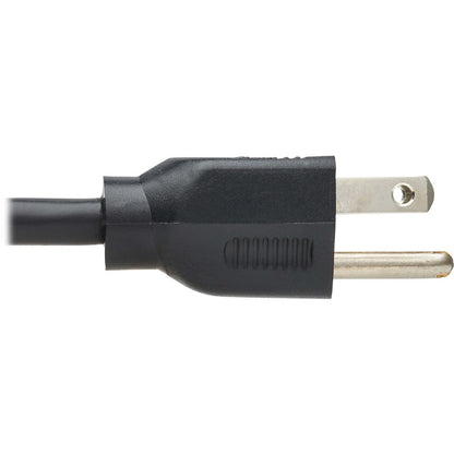 Eaton Tripp Lite Series NEMA 5-15P to Dual NEMA 5-15R Power Cord Splitter, 1 ft. Black