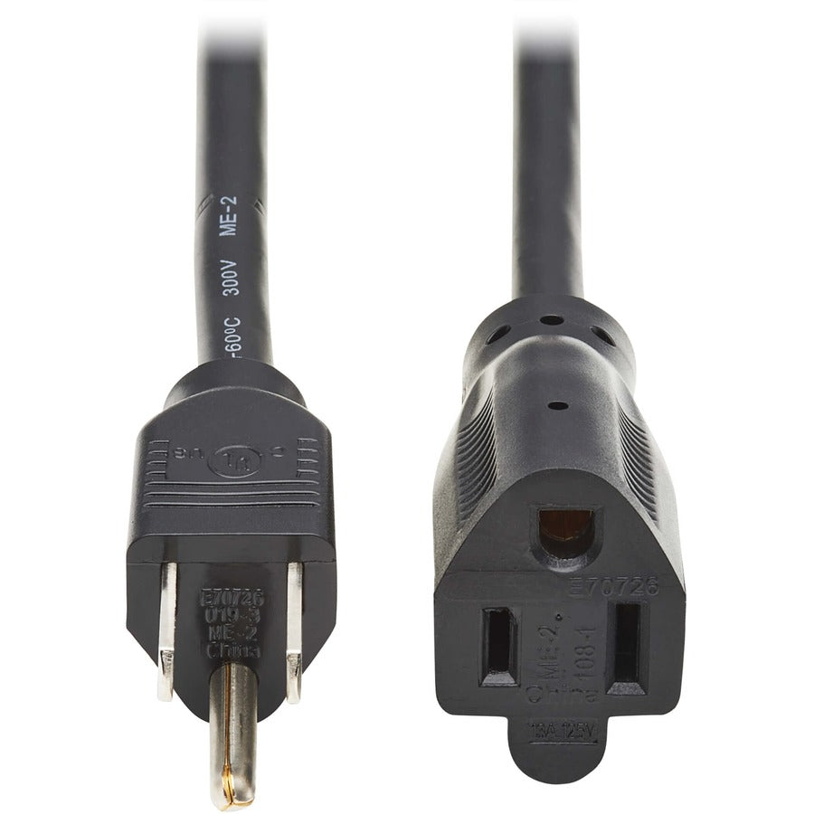 Eaton Tripp Lite Series Power Extension Cord P022-003-13A, 3 ft. NEMA 5-15P to NEMA 5-15R, 13A, 125V