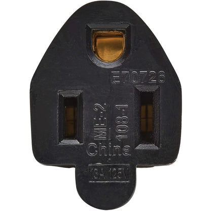 Eaton Tripp Lite Series 15 ft. Power Extension Cord with Right-Angle NEMA 5-15P Plug