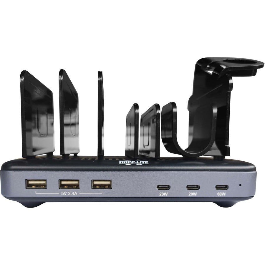Eaton Tripp Lite Series 120W Multi-Device USB Charging Station with Storage and Fast Charging Ports