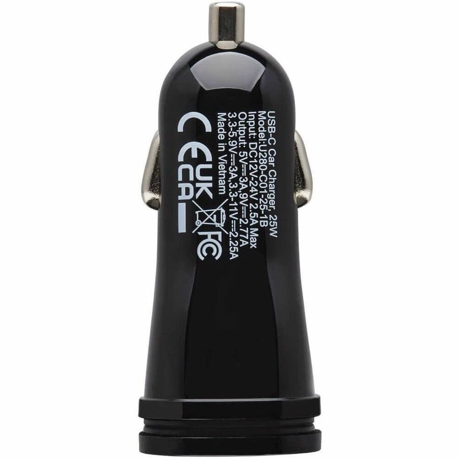Eaton Tripp Lite Series 25W USB-C Car Charger U280-C01-25-1B for Fast Mobile Device Charging