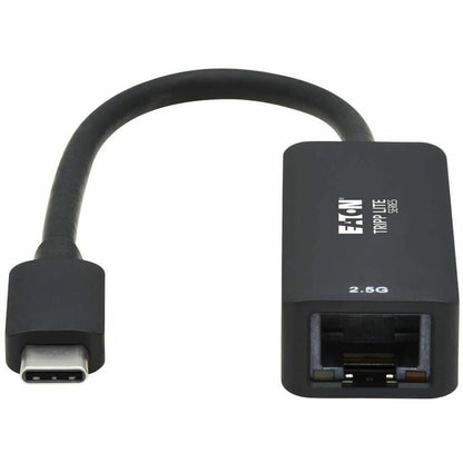 Eaton Tripp Lite Series USB-C to RJ45 Gigabit Ethernet Adapter – 2.5 Gbps Network Connectivity