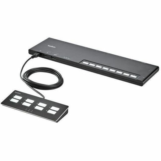 Belkin F1DN108MOD-BA-4 8-Port Modular Secure KVM Switch with Remote Control and 4K Support