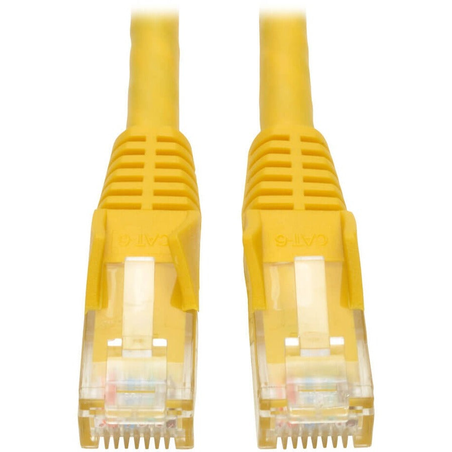 Eaton Tripp Lite Series Cat6 Gigabit Snagless Molded Ethernet Cable, 3 ft, Yellow