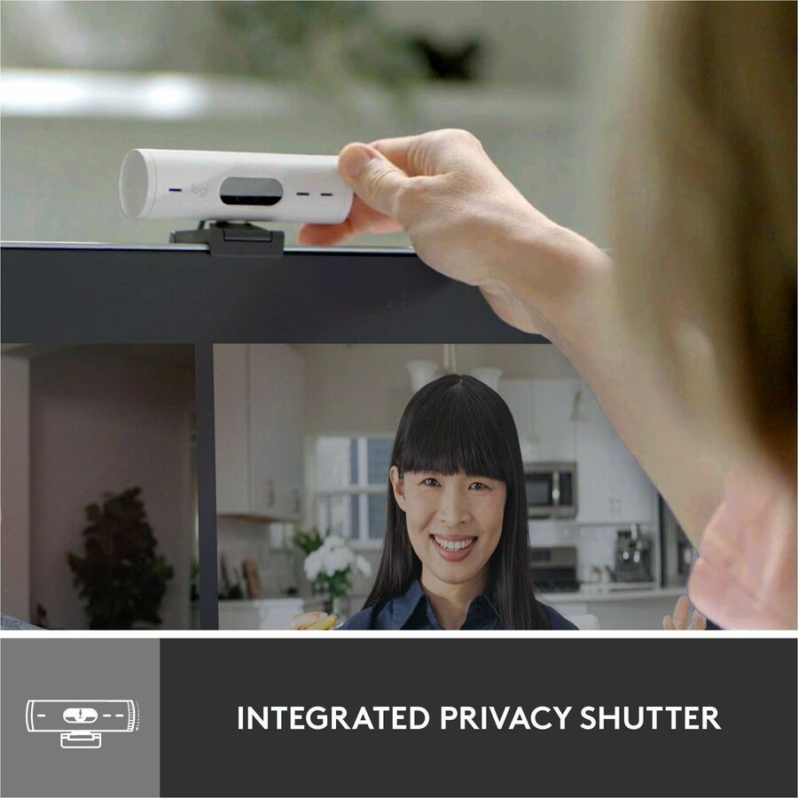 Logitech Brio 500 Full HD Webcam with Auto Framing and Privacy Cover