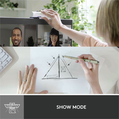 Logitech Brio 500 Full HD Webcam with Auto Framing and Privacy Cover