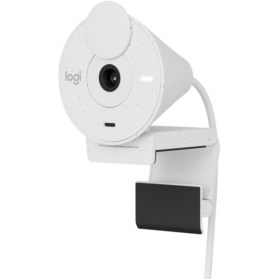 Logitech BRIO Webcam - 2 Megapixel, 1080p HD Video, USB Type C, Off White