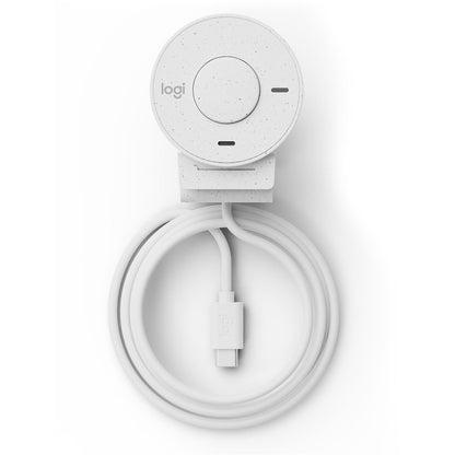 Logitech BRIO Webcam - 2 Megapixel, 1080p HD Video, USB Type C, Off White