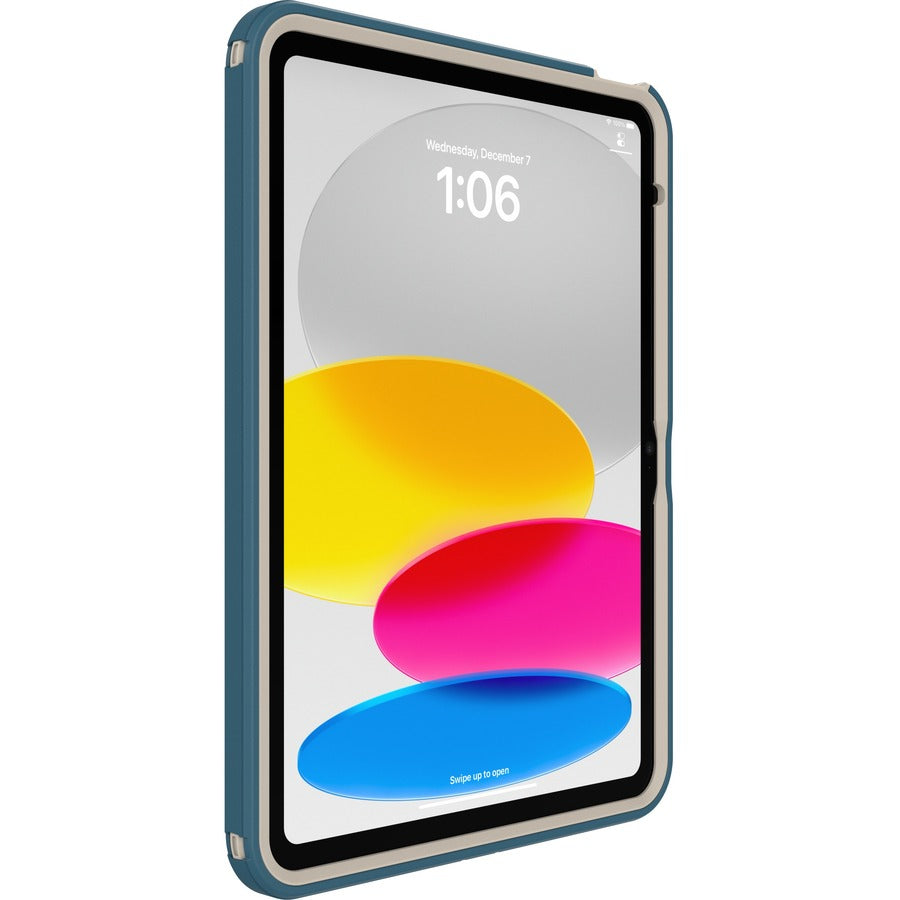 OtterBox Defender Series Pro Case for iPad (10th Generation) - Baja Beach (Blue) with Antimicrobial Protection