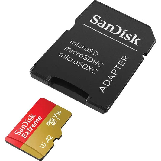 Western Digital SanDisk Extreme 256 GB microSDXC UHS-I Card with U3 and V30 Ratings