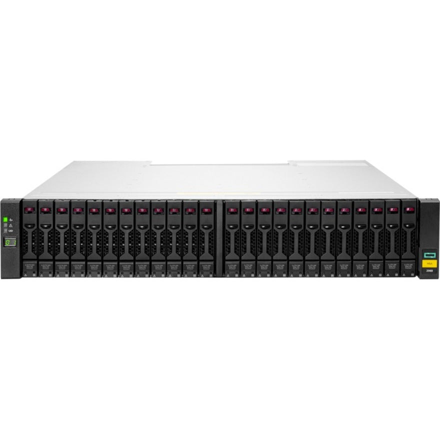 Hewlett Packard Enterprise MSA 2062 10GbE iSCSI SFF Storage – High-Performance Rack-Mount SAN/NAS System with 3.84TB SSD Capacity