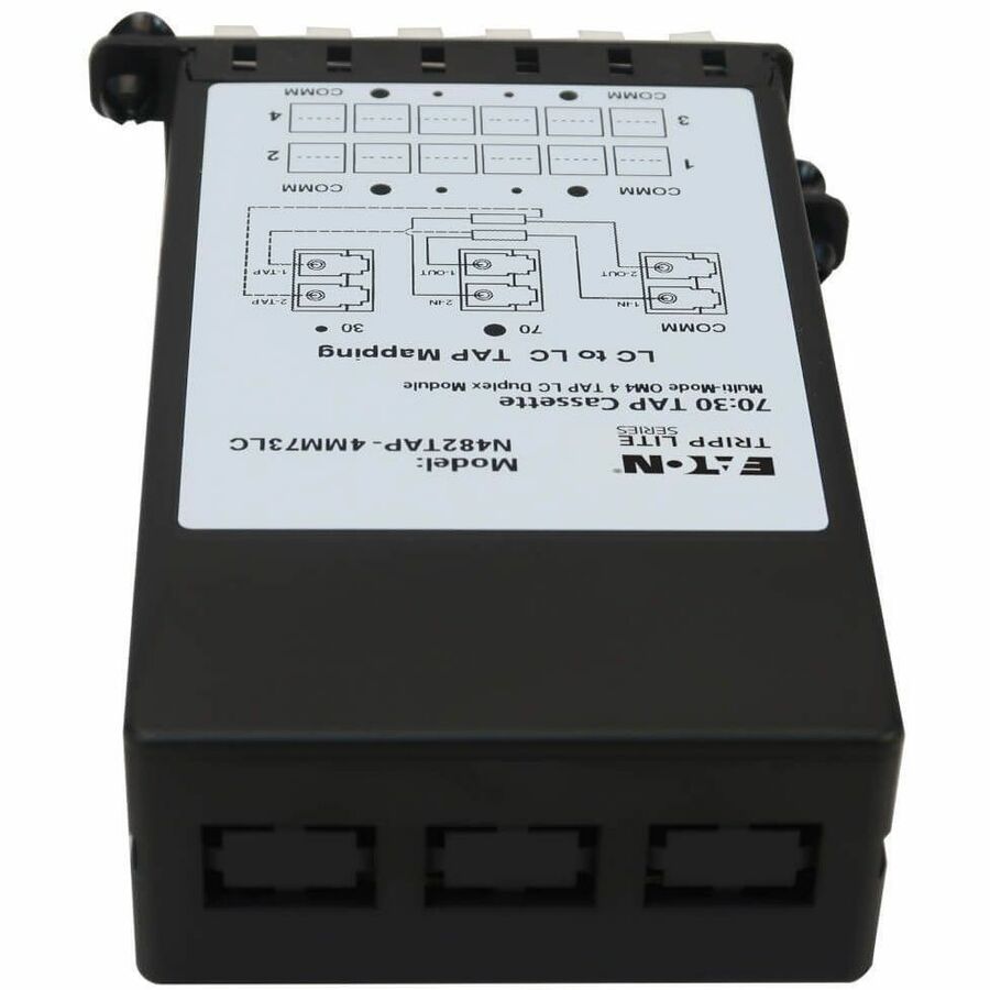 Eaton Tripp Lite Series N482TAP-4MM73LC Multimode Fiber Optic TAP Cassette with 70/30 Split Ratio