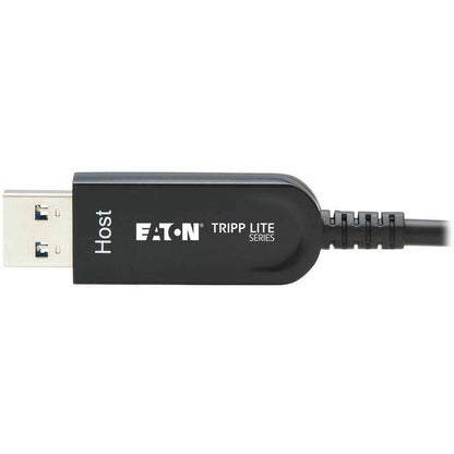 Eaton Tripp Lite Series USB-A to USB-C Fiber Optic Extension Cable (M/M) - 30 meters, USB 3.2 Gen 2, Plenum-Rated, Black