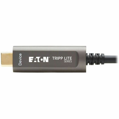 Eaton Tripp Lite Series USB-A to USB-C Fiber Optic Extension Cable (M/M) - 30 meters, USB 3.2 Gen 2, Plenum-Rated, Black