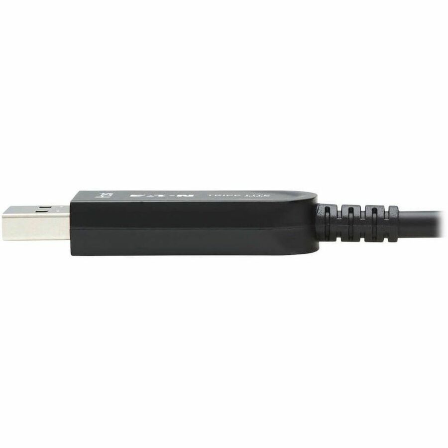 Eaton Tripp Lite Series USB-A to USB-C Fiber Optic Extension Cable (M/M) - 30 meters, USB 3.2 Gen 2, Plenum-Rated, Black