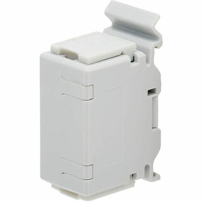 Eaton Tripp Lite Series N235-D01-SH-6A Cat6a Shielded In-Line DIN-Rail Mountable Coupler (RJ45 F/F) with PoE++ Support