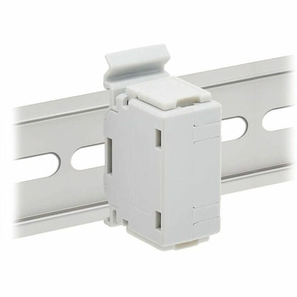 Eaton Tripp Lite Series N235-D01-SH-6A Cat6a Shielded In-Line DIN-Rail Mountable Coupler (RJ45 F/F) with PoE++ Support