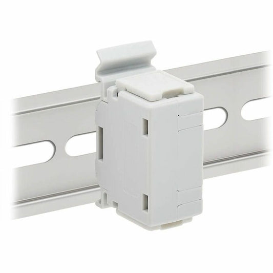 Eaton Tripp Lite Series N235-D01-SH-6A Cat6a Shielded In-Line DIN-Rail Mountable Coupler (RJ45 F/F) with PoE++ Support