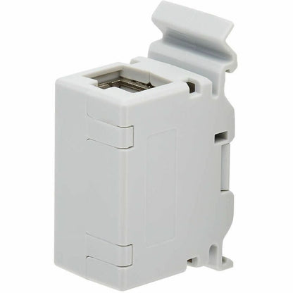 Eaton Tripp Lite Series N235-D01-SH-6A Cat6a Shielded In-Line DIN-Rail Mountable Coupler (RJ45 F/F) with PoE++ Support