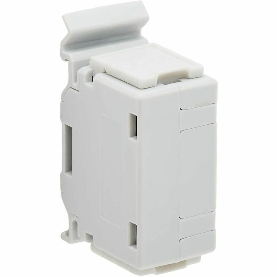 Eaton Tripp Lite Series N235-D01-SH-6A Cat6a Shielded In-Line DIN-Rail Mountable Coupler (RJ45 F/F) with PoE++ Support