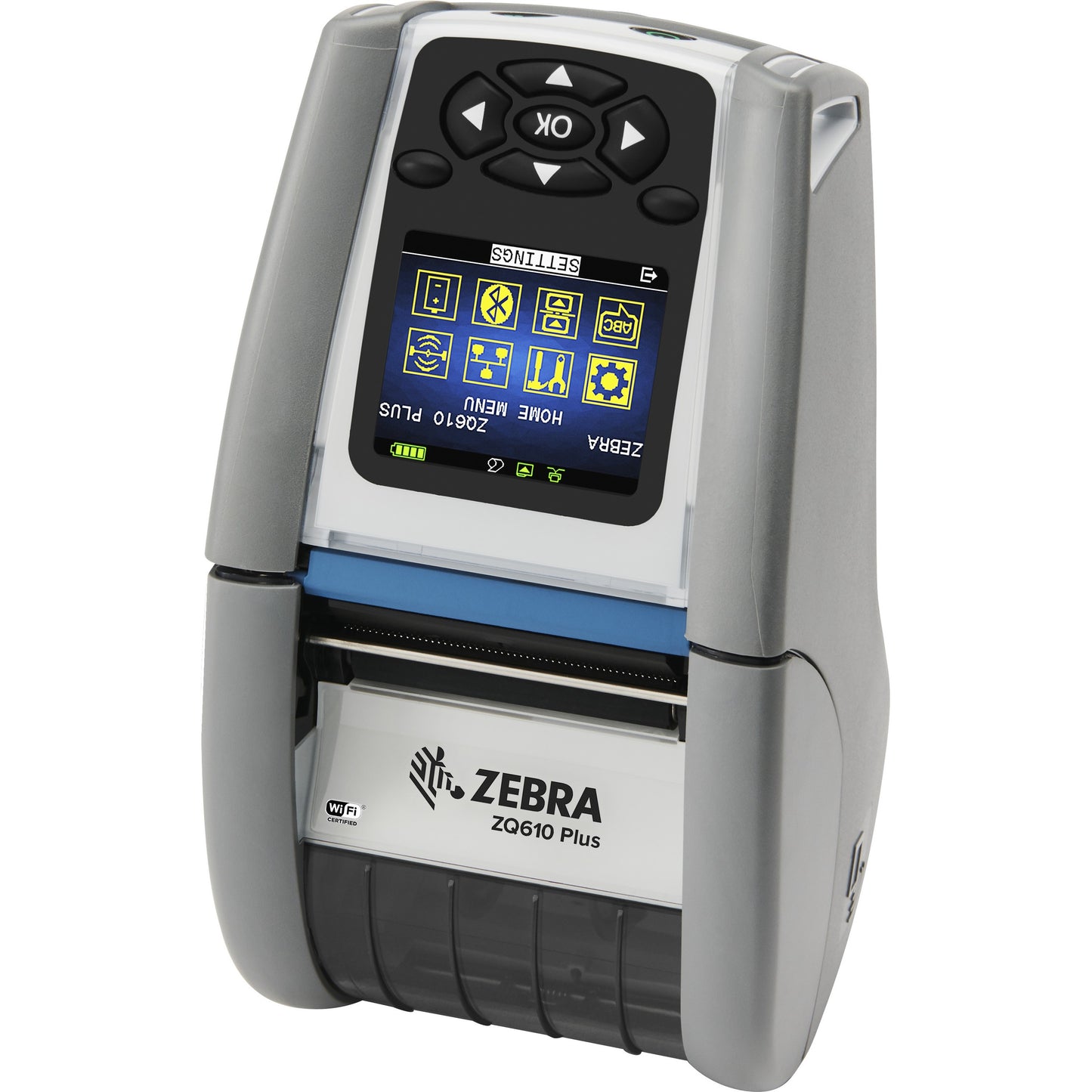 Zebra ZQ610 Plus-HC Mobile Direct Thermal Printer for Healthcare - Monochrome Label and Receipt Printing with Bluetooth and Wi-Fi