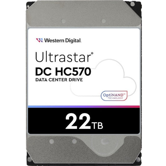 Western Digital Ultrastar DC HC570 0F48052 22TB 3.5-Inch Internal SAS Hard Drive
