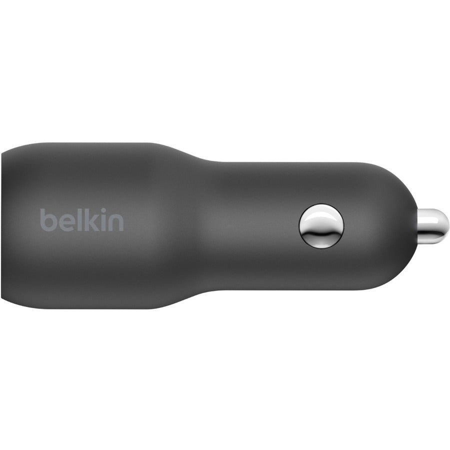 Belkin BOOST&uarr;CHARGE Auto Adapter Dual USB-C and USB-A Car Charger - Fast Charging for iPhone and Samsung