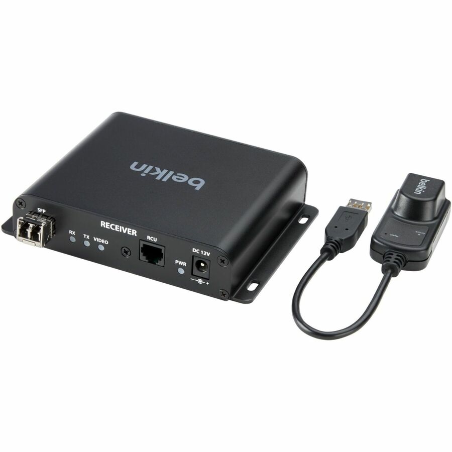 Belkin F1DN-KVM-EXRFI Extender Receiver Fiber SFP - Universal 4K Video Transmission
