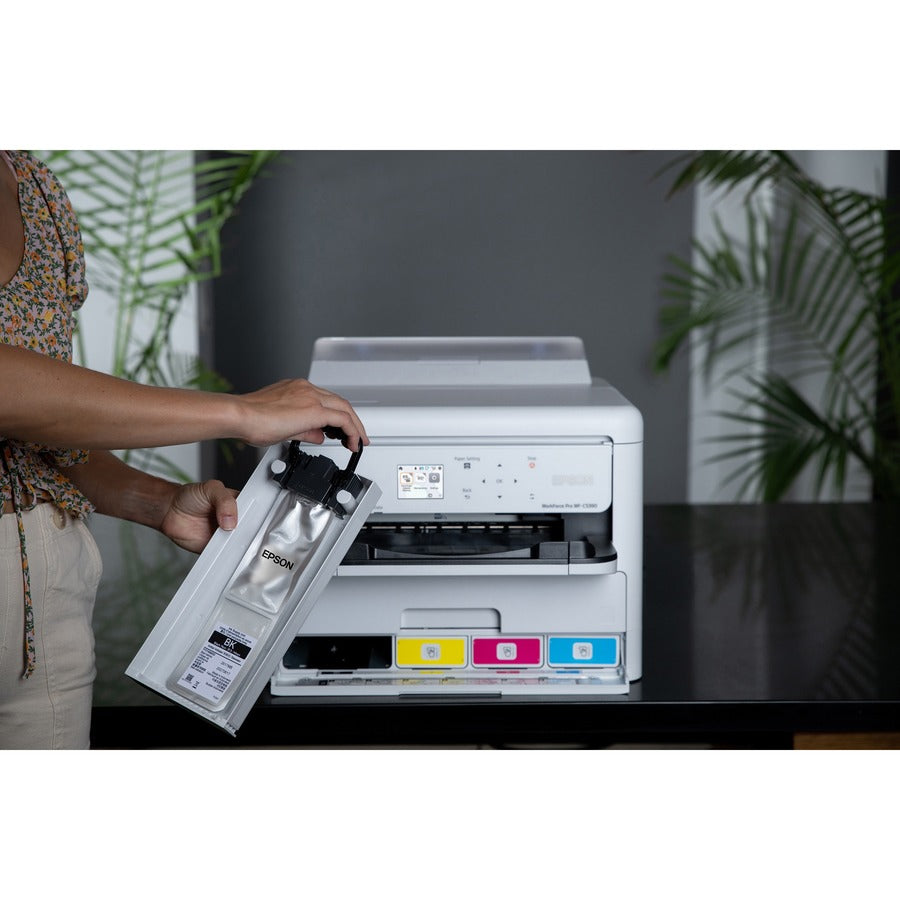 Epson WorkForce Pro WF-C5390 Wireless Color Inkjet Printer with 25 ppm Speed and High Capacity Paper Trays