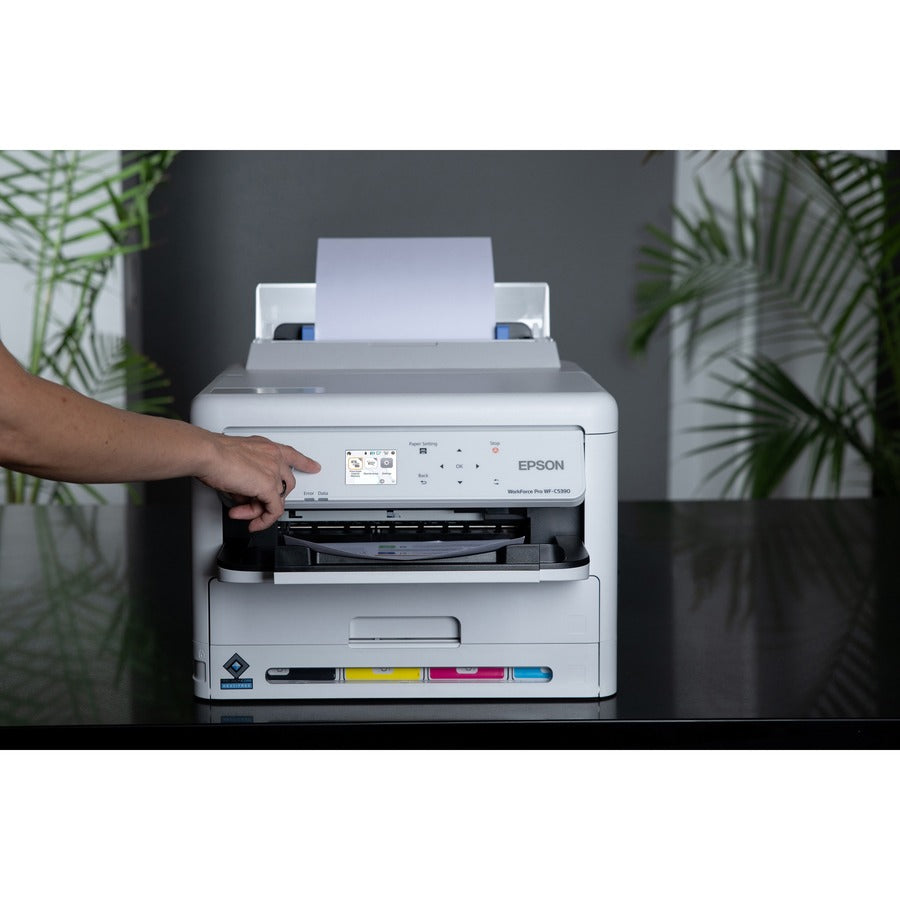 Epson WorkForce Pro WF-C5390 Wireless Color Inkjet Printer with 25 ppm Speed and High Capacity Paper Trays