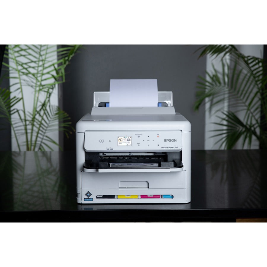 Epson WorkForce Pro WF-C5390 Wireless Color Inkjet Printer with 25 ppm Speed and High Capacity Paper Trays