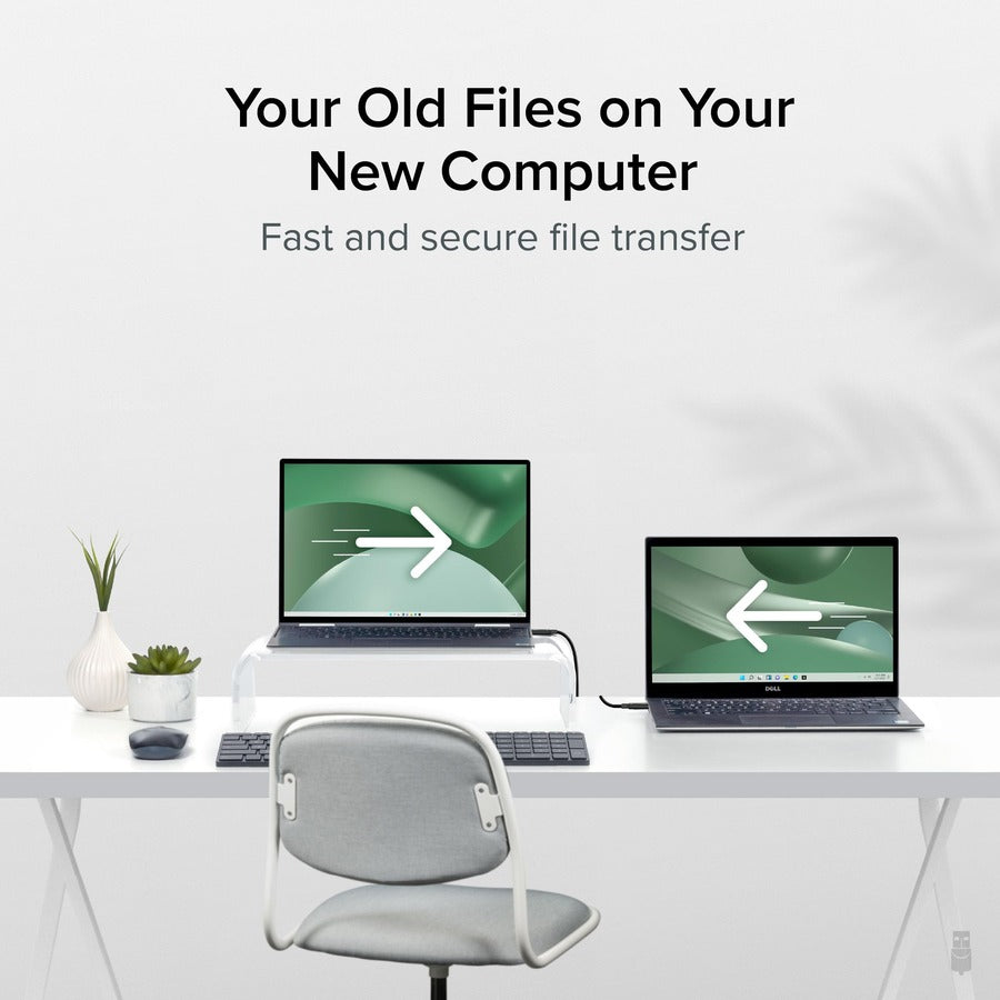 Plugable Thunderbolt 4 Data Transfer Cable (Part #TBT-TRAN) for Windows PC to PC Migration