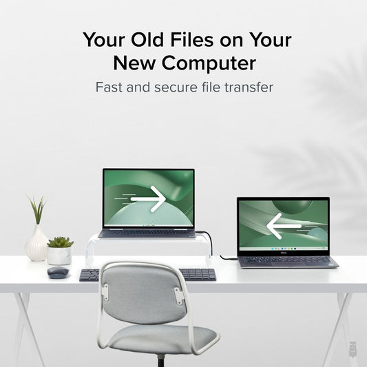 Plugable Thunderbolt 4 Data Transfer Cable (Part #TBT-TRAN) for Windows PC to PC Migration