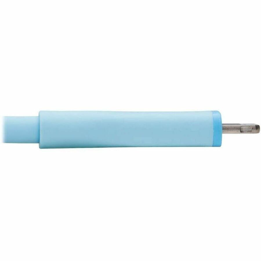 Eaton Tripp Lite Series Safe-IT USB-C to Lightning Data Transfer Cable - 6 ft., Light Blue, MFi Certified, USB 2.0, Antibacterial & Flexible Silicone Jacket