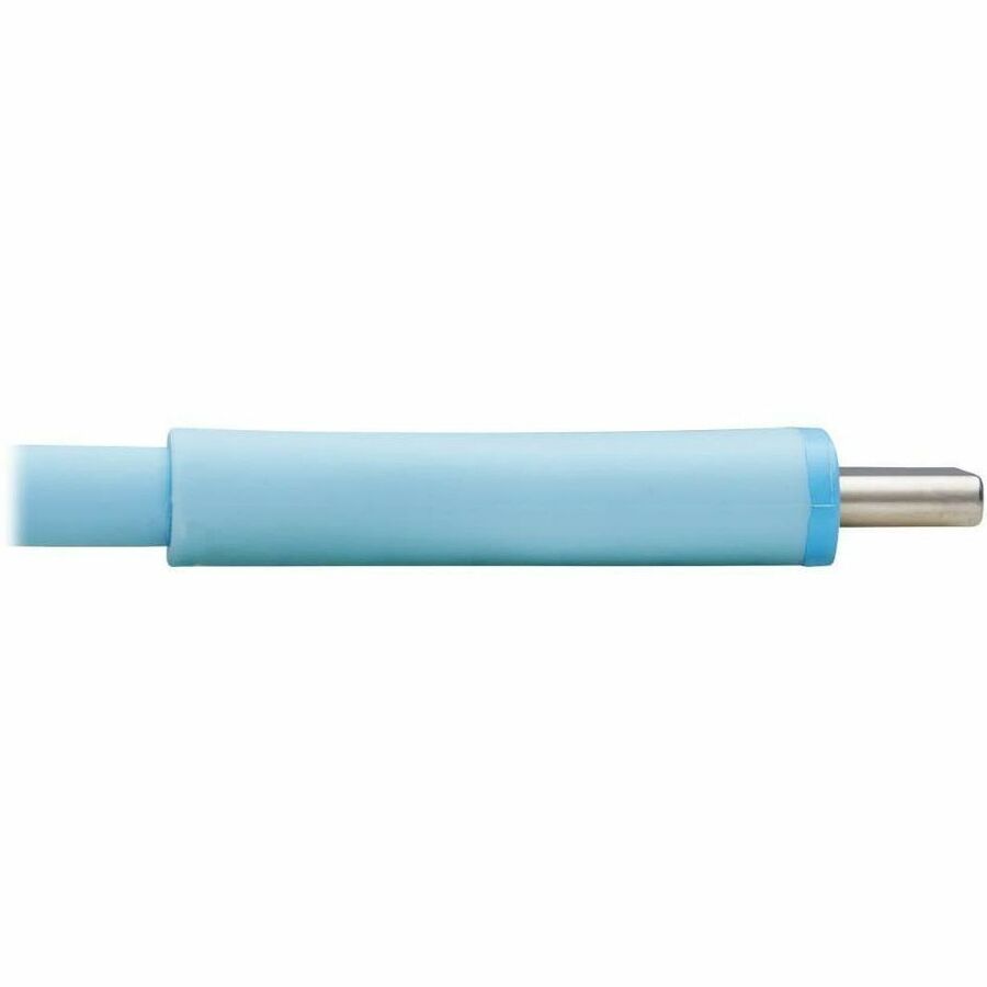 Eaton Tripp Lite Series Safe-IT USB-C to Lightning Data Transfer Cable - 6 ft., Light Blue, MFi Certified, USB 2.0, Antibacterial & Flexible Silicone Jacket
