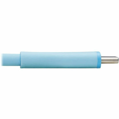 Eaton Tripp Lite Series Safe-IT USB-C to Lightning Data Transfer Cable - 6 ft., Light Blue, MFi Certified, USB 2.0, Antibacterial & Flexible Silicone Jacket