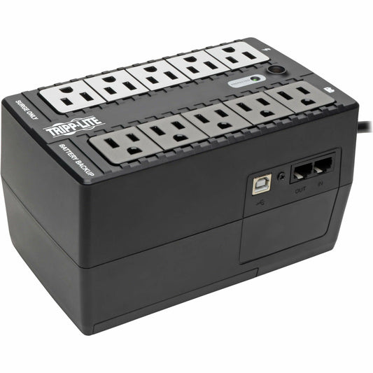 Eaton Tripp Lite Series 600VA 325W Standby UPS with 10 Outlets and 120V Power for Home and Office