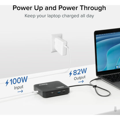 Plugable Technologies USB-C Dual HDMI Mini Docking Station (USBC-6950PDZ) for Mac and Windows