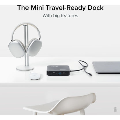 Plugable Technologies USB-C Dual HDMI Mini Docking Station (USBC-6950PDZ) for Mac and Windows